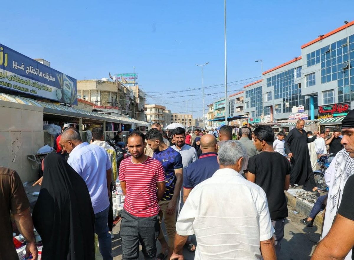 الاسواق التجارية في واسط تشهد حركة بيع وشراء تزامنا مع عيد الاضحى المبارك