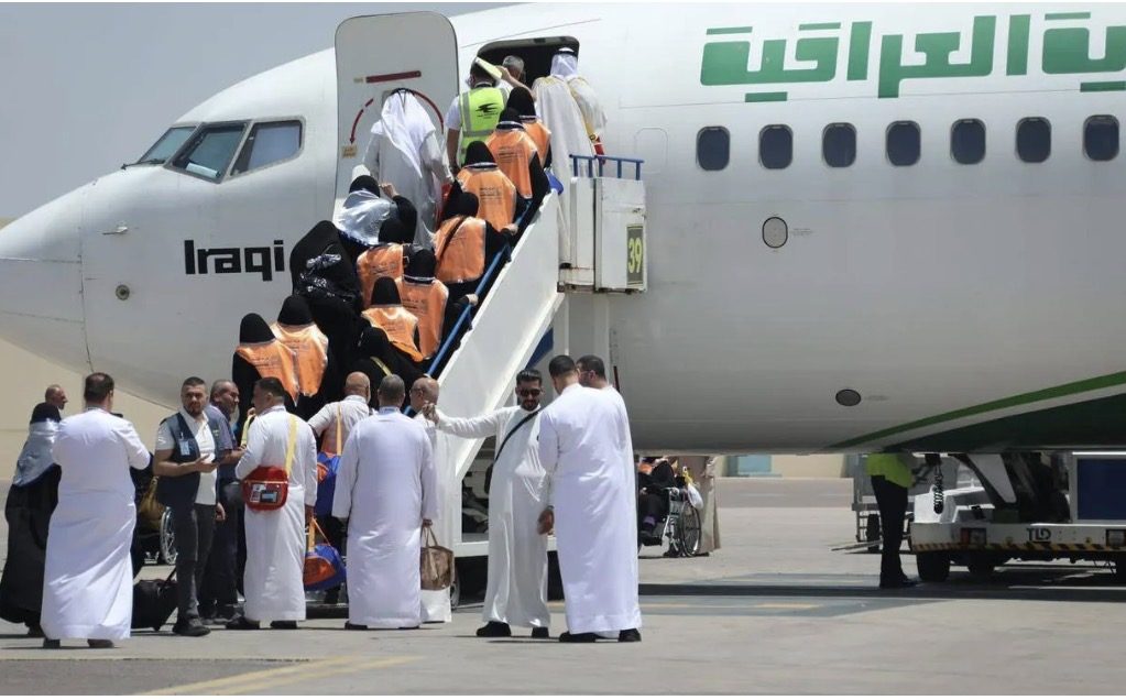 النقل ستبدأ غدا الاثنين بعمليات التفويج العكسي للحجاج العراقيين بعد إتمام مناسك الحج