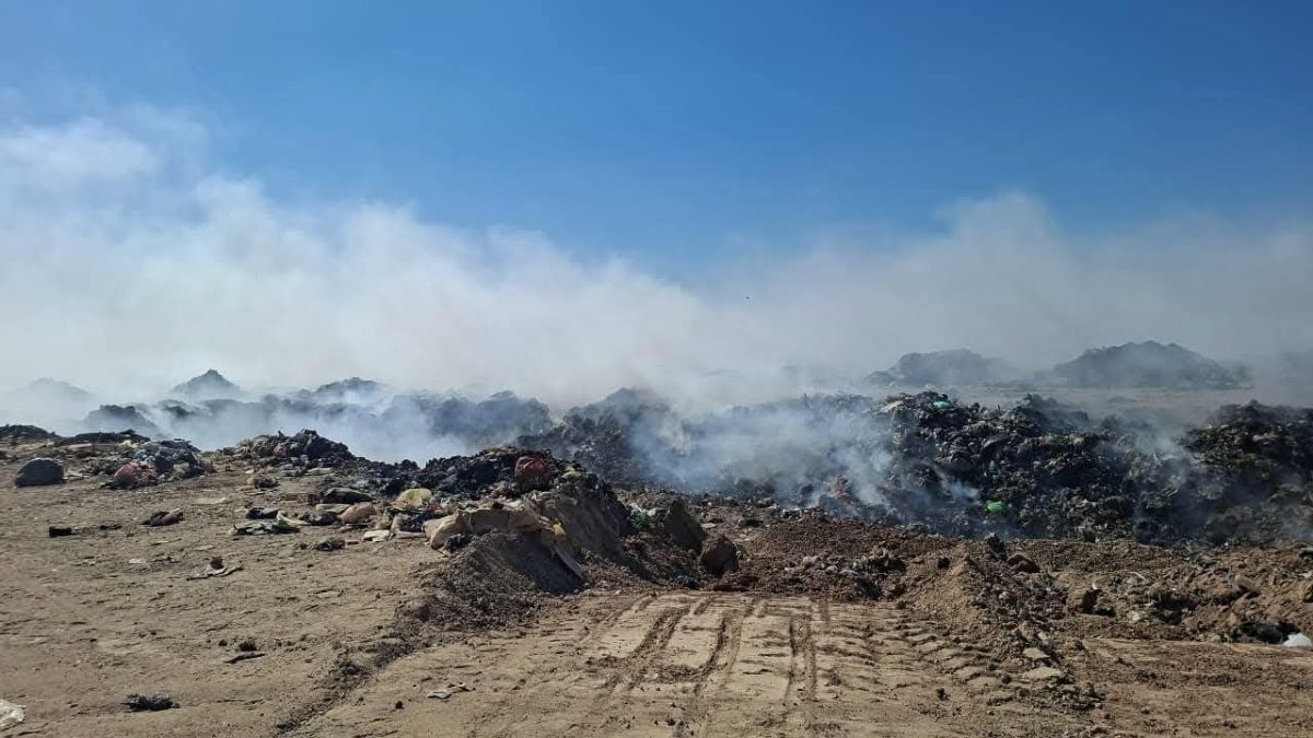 أهالي الخاجية في الكوت يطالبون بمعالجة دخان الطمر الصحي