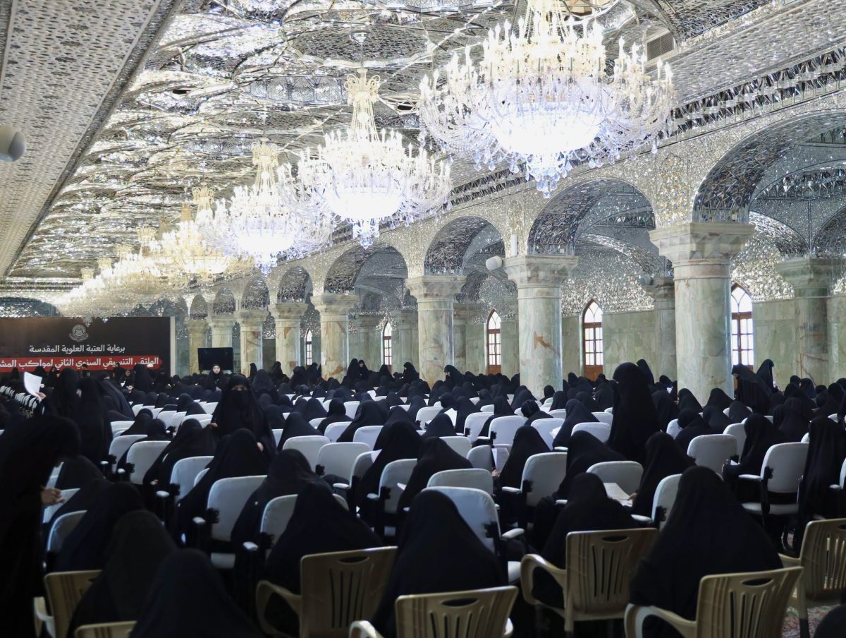 العتبةُ العلويَّةُ المقدَّسةُ تستضيفُ الامتحانَ المركزيَّ الخاصَّ بمبلِّغاتِ زيارةِ الأربعينِ