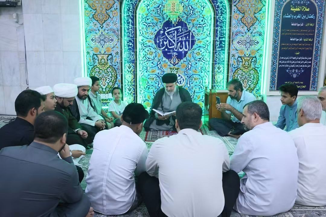 قسم دار القرآن الكريم في العتبة الحسينية يقيم محفلا قرآنيا في مسجد الحنانة المعظم بالنجف الأشرف.