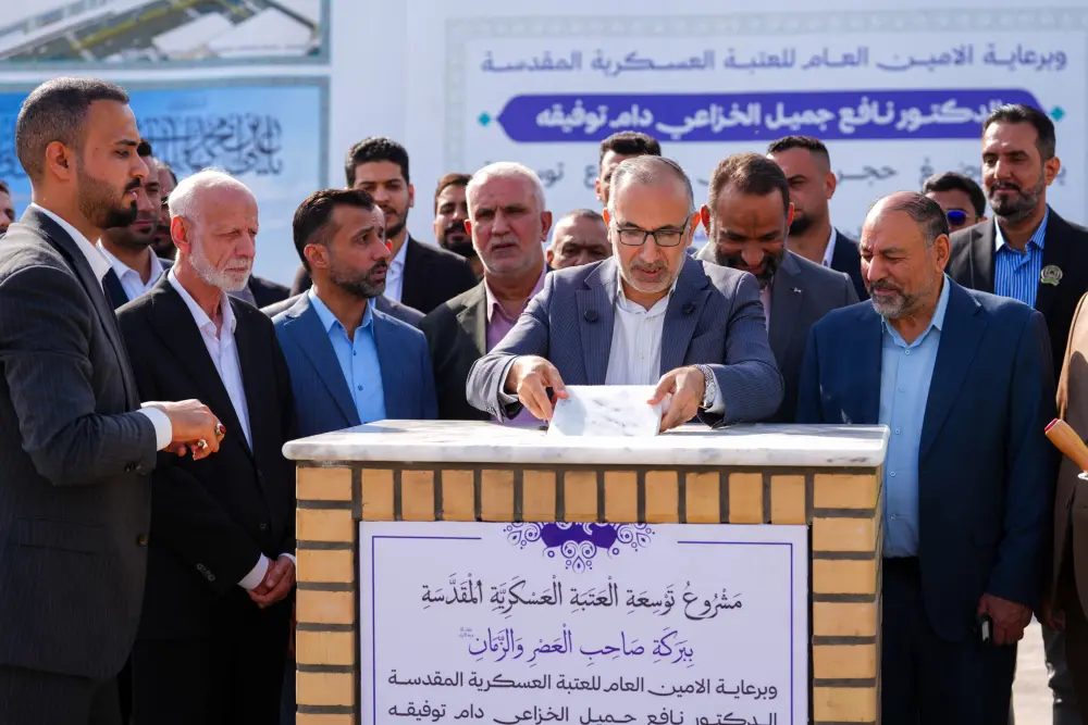 الامين العام للعتبة العسكرية يعلن عن الإنطلاق الرسمي لمشروع توسعة العتبة المقدسة