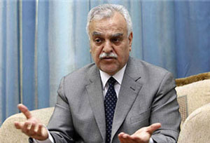 المُدان طارق الهاشمي يدعو الى ضرورة التحشيد السني العربي لدعم التظاهرات في العراق