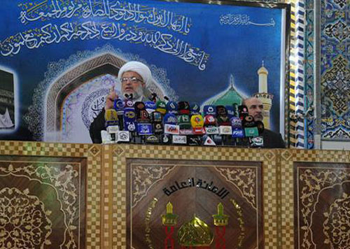 ممثل المرجعية الدينية العليا/ كان من المتوقع من الحكومات المتعاقبة ان تولي اهتماما خاصا بالكهرباء ولكن من المؤسف ان كل حكومة تضع اللوم على التي سبقتها (صوت)