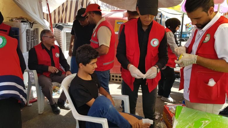 فرع جمعية الهلال الأحمر العراقي في كربلاء يعلن عن دخول خطته الخدمية الخاصة بزيارة يوم العاشر من المحرم حيز التنفيذ