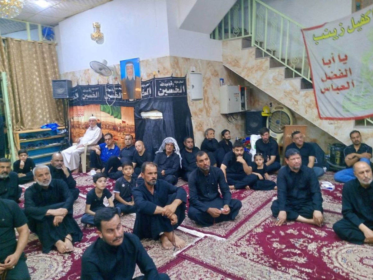 الديوانية .. الموالون يحيون ذكرى شهادة الإمام علي بن الحسين صلوات الله وسلامه عليه بإقامة المجالس الحسينية ومواكب العزاء
