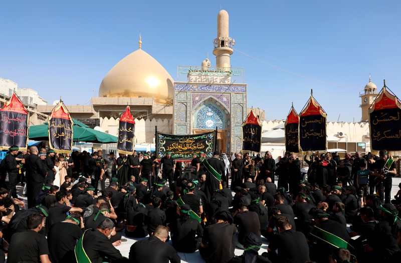العتبة العسكرية المقدسة تواصل تقديم التسهيلات للمواكب الخدمية التي تقدم خدماتها لزائري مرقدي الإمامين العسكريين عليهما السلام