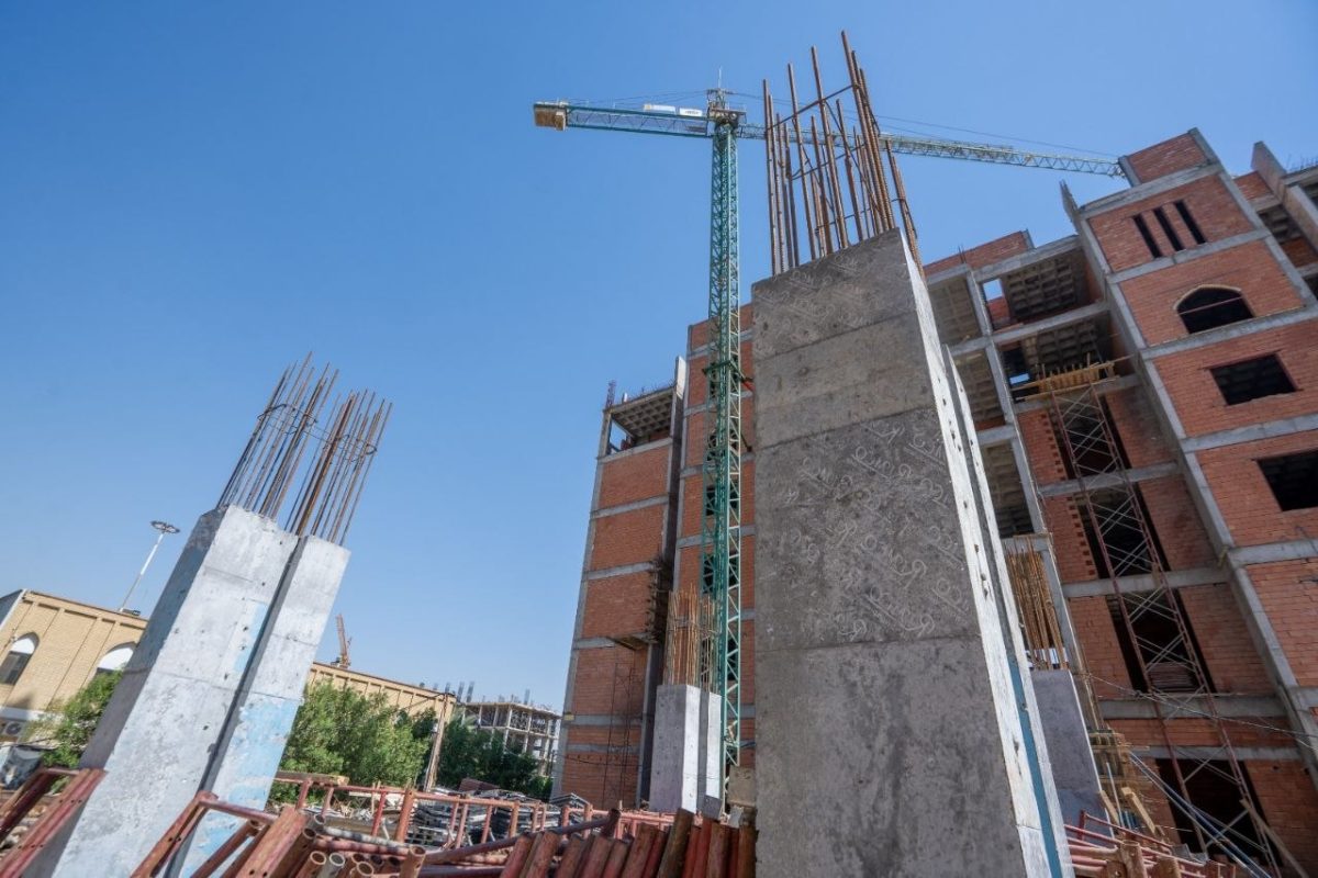 قسم المشاريع الهندسية في العتبة الحسينية يحقق نسب إنجاز متقدمة بمشروع توسعة جامعة وارث الأنبياء