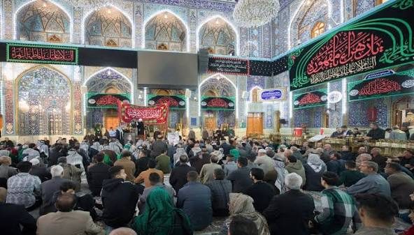 الصَّحْنُ الْحُسَيْنِيُّ الْمُقَدَّسُ يحاضن مَوْكِبَ عَزَاءٍ خَاصًّا بِشَرِيحَةِ الْمَكْفُوفِينَ وَضِعَافِ الْبَصَرِ