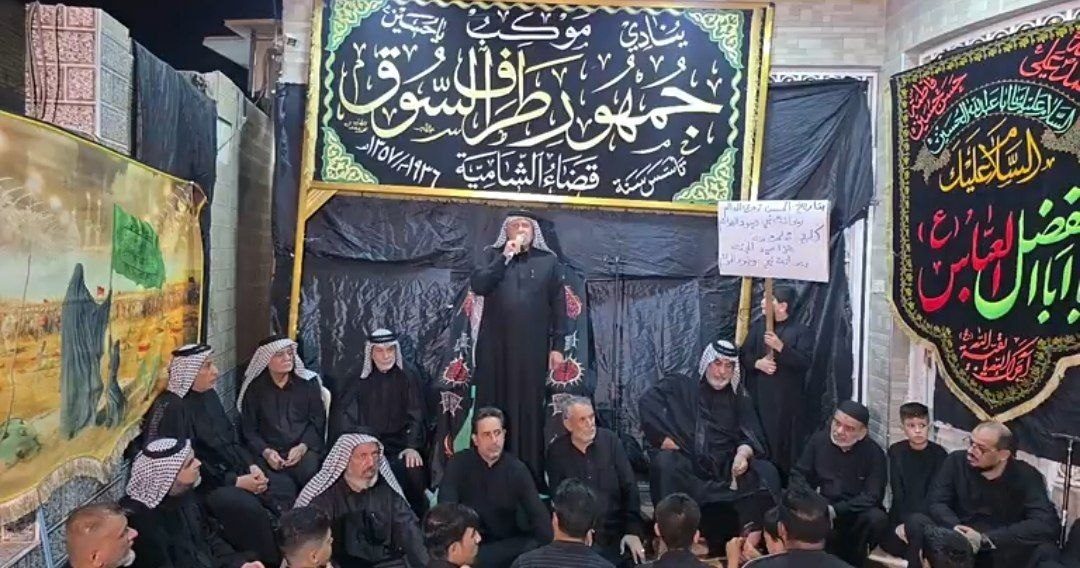 أبناء محافظة الديوانية يحيون ذكرى شهادة الإمام الحسن السبط عليه السلام بإقامة مجالس العزاء
