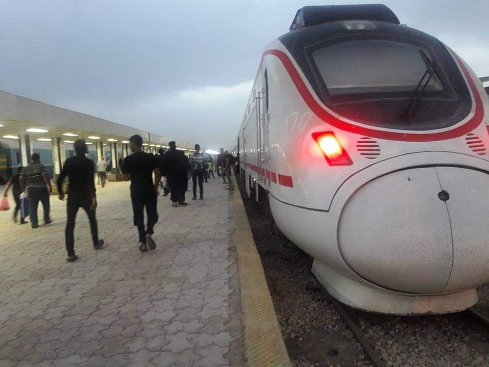 الشركة العامة للسكك الحديد تعلن عن تسيير ستة قطارات من البصرة إلى كربلاء المقدسة