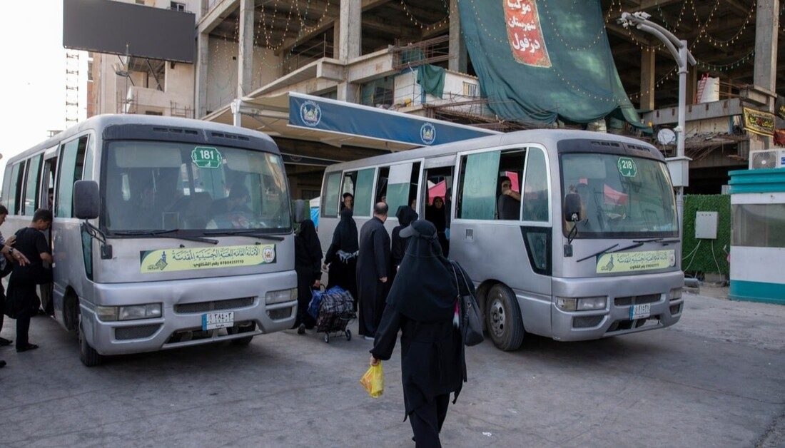 قسم الآليات في العتبة الحسينية يواصل تقديم خدماته الاستثنائية لزائري الأربعين