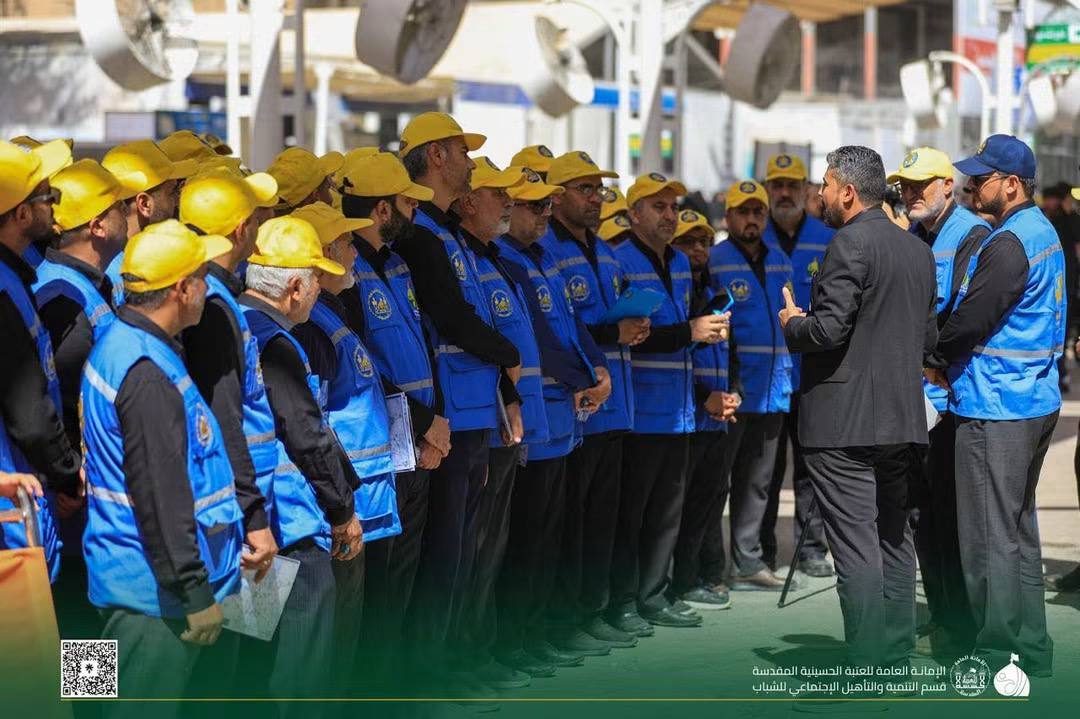 جمعية كشافة الوارث في العتبة الحسينية تعلن مشاركة كوادرها في تقديم الخدمات لزائري الاربعين