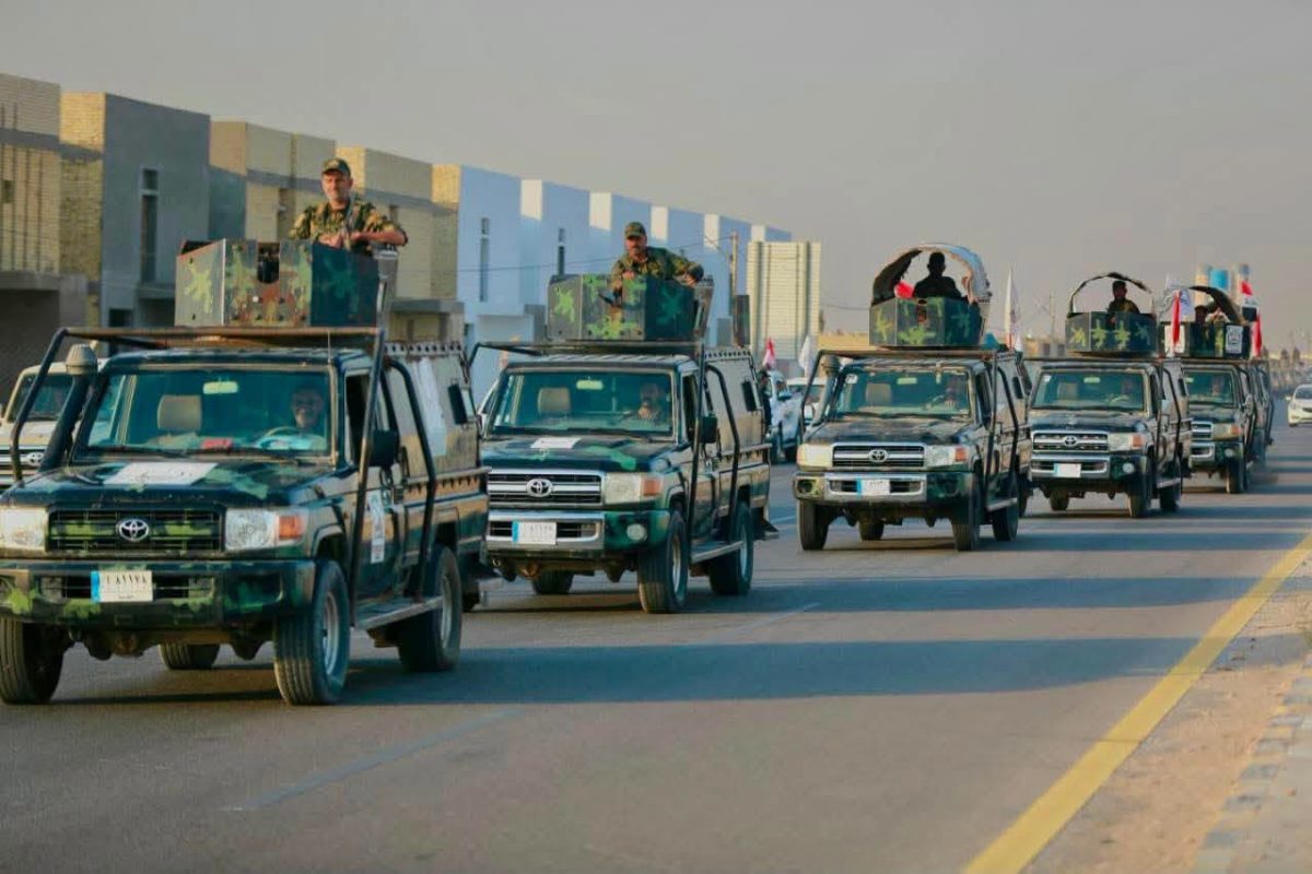 تشكيلات الحشد الشعبي تشارك بتأمين مراسم احياء ذكرى استشهاد الرسول الأعظم محمد (صلى الله عليه وآله وسلم)