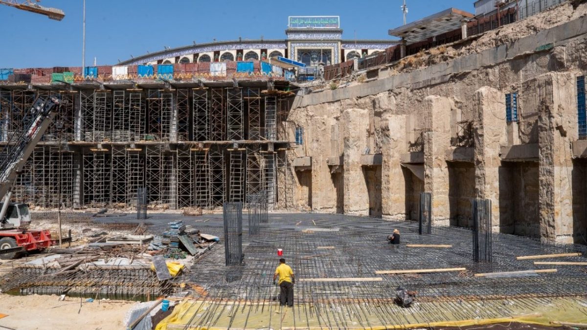 العتبة الحسينية المقدسة تعلن مواصلة الأعمال الهندسية والإنشائية بمشروع صحن الإمام الحسن المجتبى عليه السلام