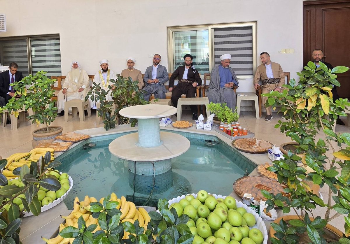 وفد العتبة الحسينية يشارك أهالي أربيل إحياء ذكرى المولد النبوي الشريف في قلعة أربيل