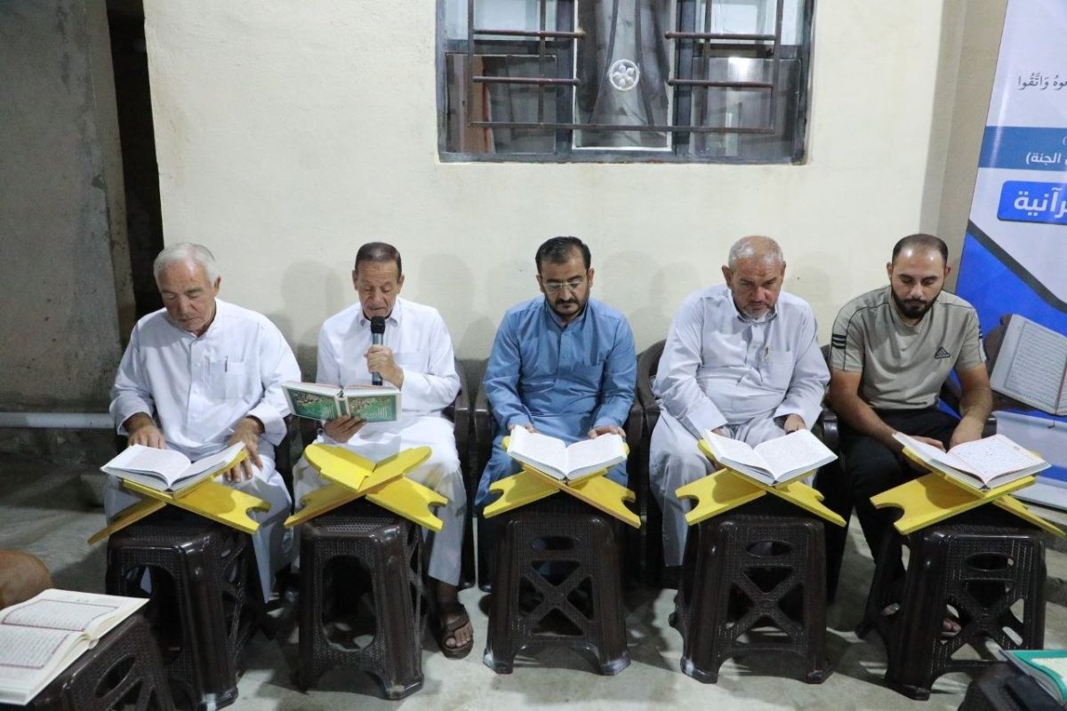 العتبة الحسينية المقدسة تواصل إقامة جلساتها الإيمانية في تلعفر