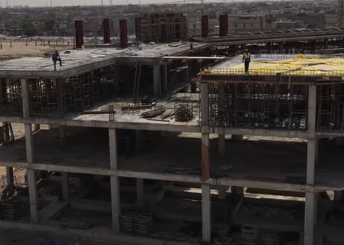 قسم مشاريع التوسعة في العتبة الحسينية يواصل أعمالها بمشروع مدارس سفينة النجاة في كربلاء المقدسة