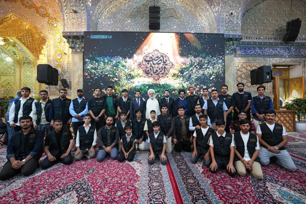 العتبة العسكرية تستقبل وفدا شبابيا من هيئة الإمام المنتظر (عجل الله تعالى فرجه) الثقافية في قضائي الصويرة والعزيزية