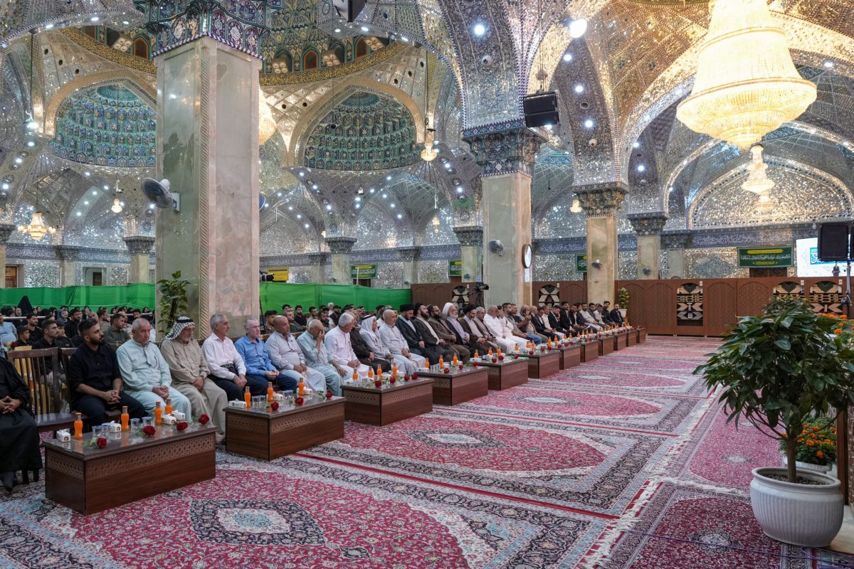 العتبة العسكرية المقدسة تحتفي بولادة العقيلة زينب (عليها السلام) بالتعاون مع أهالي سنجار