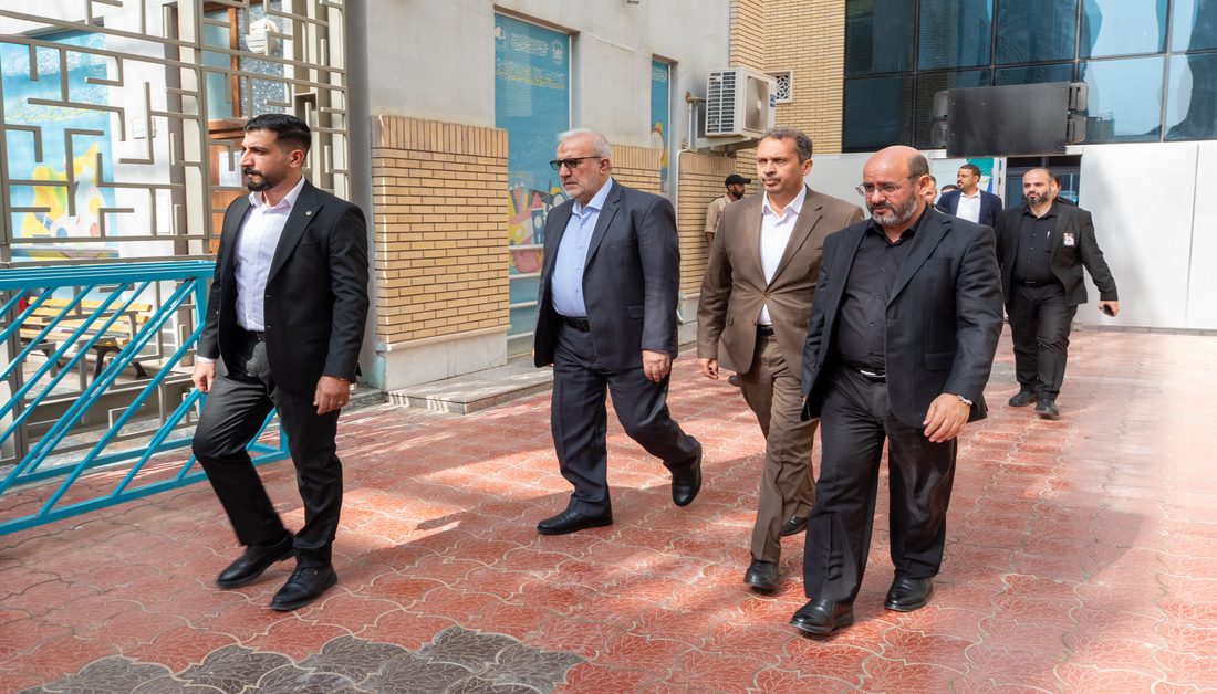 الأمين العام للعتبة الحسينية المقدسة يجري جولة ميدانية في مجموعة الوارث التربوية